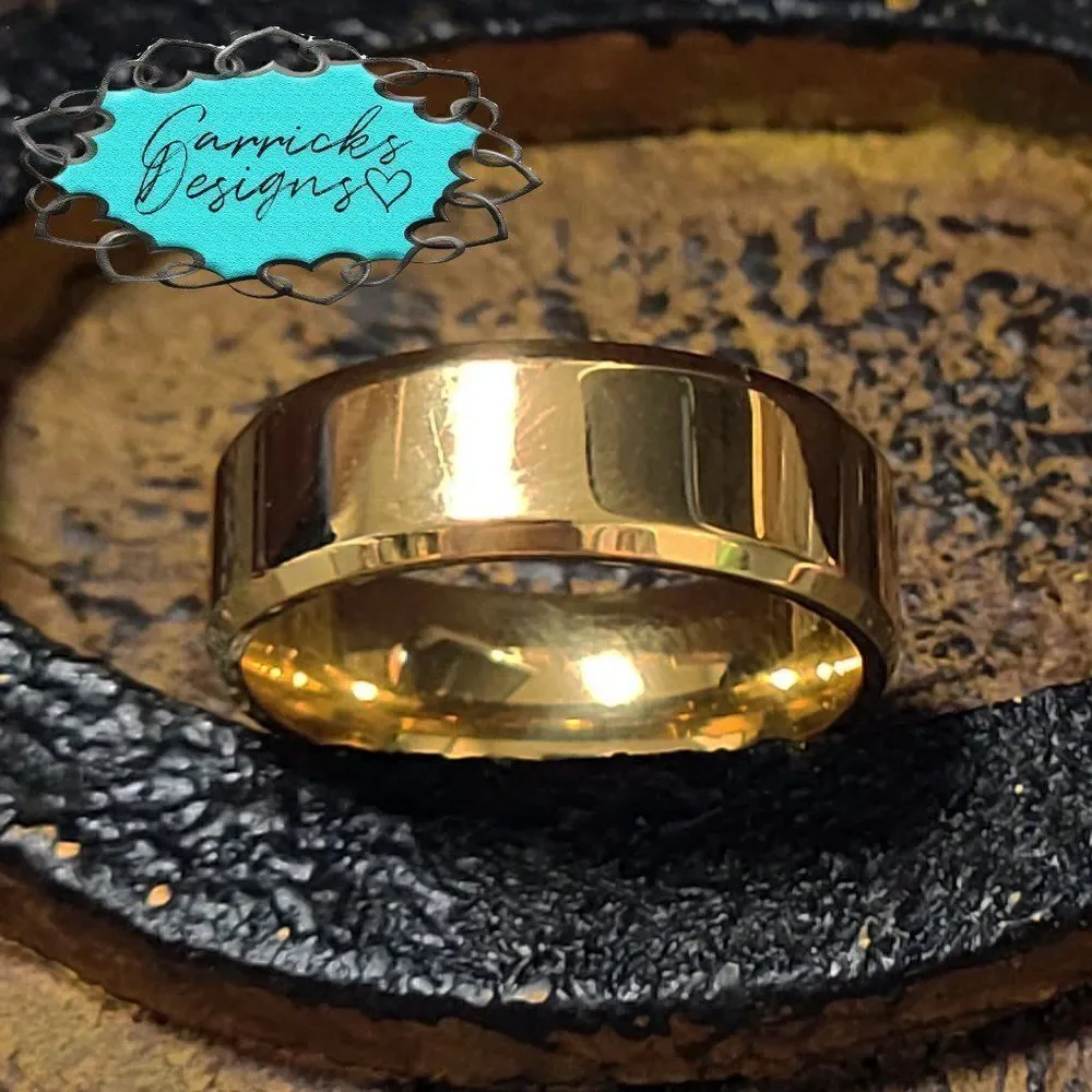 Women's Gold Promise Ring - Girl's Promise Ring - Pinky Promise Ring For Girls - Picture 8 of 9